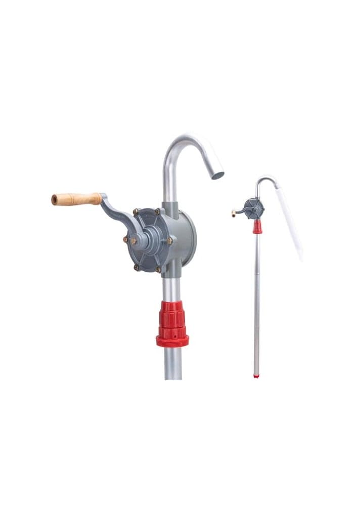 GDDGHS 55 Gallon Drum Pump Barrel Pump 55 Gallon Aluminum Drum Rotary Hand Barrel Pump Fits 5 to 55 Gallon Drums for Diesel Gasoline Kerosene Fuel Transfer