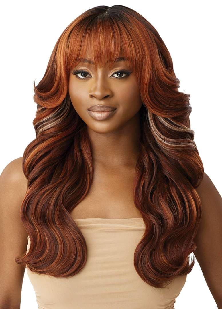 Outre Lace Front Wig Melted Hairline Mandisa JET BLACK 1