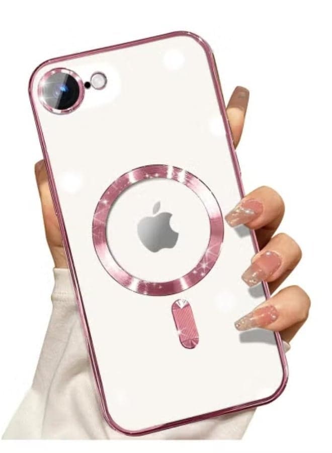 iPhone 16e Case Cover – Elegant Magnetic Phone Case Compatible with MagSafe Charging, Anti-Scratch Shockproof Back with Raised Camera Lens Protection, Slim Fit Lightweight 6.1-Inch Magnetic Cover for iPhone 16e, Soft Grip, Durable Design