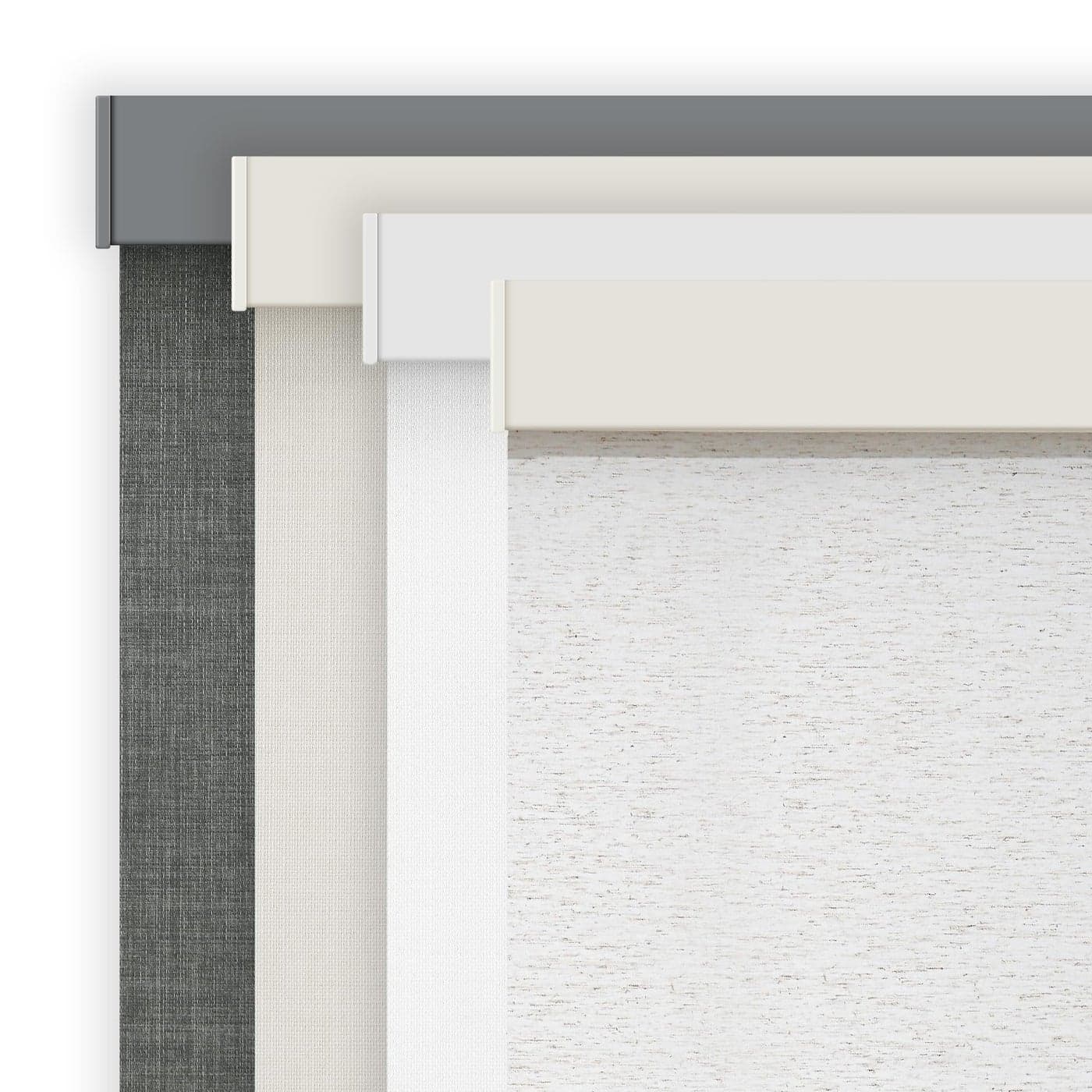 AOSKY Linen Roller Blinds Shades for Indoor Windows Pull Down Cordless Blackout Black Out Window Shade 20 inch Blinds for Home Linen