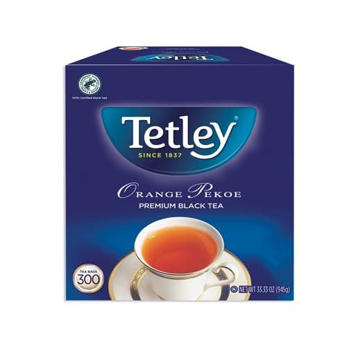 Tetley Tea Orange Pekoe Food Service Size 300Count 945g Tea Bags