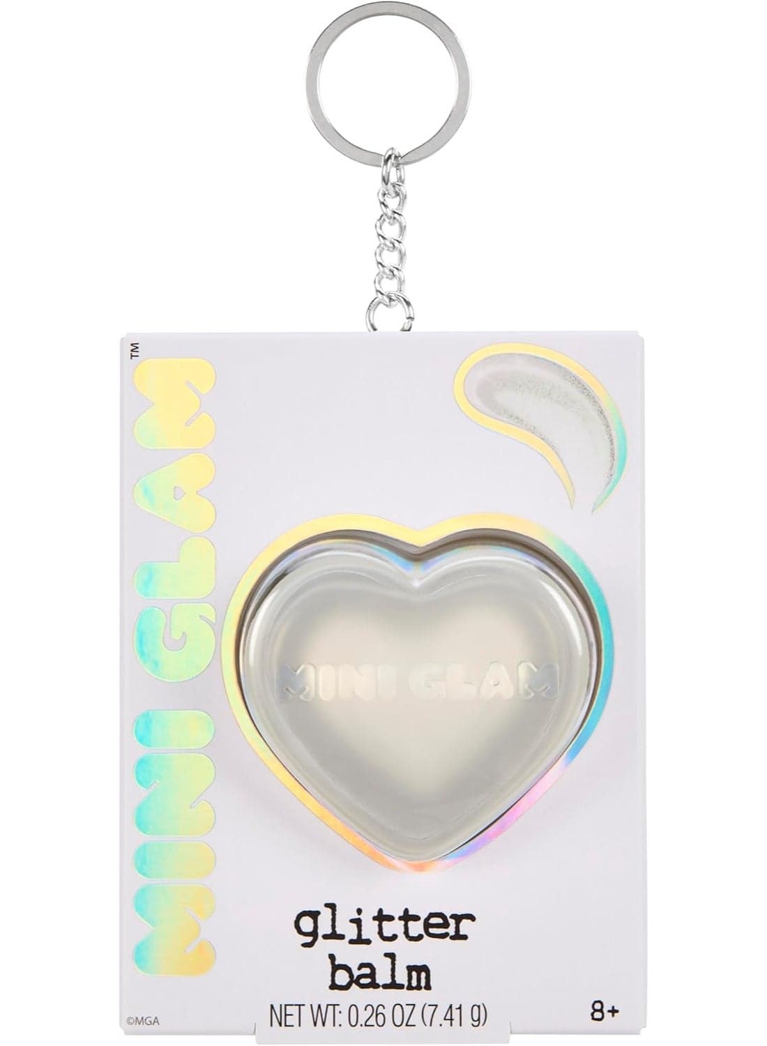 Mini Glam Cosmetic Heart Glitter Balm Asstd MGA-122630
