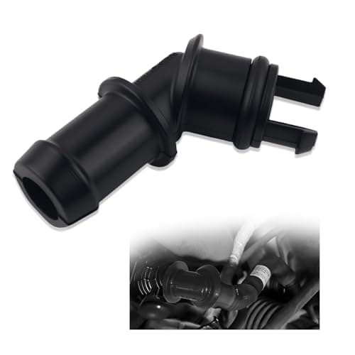 Positive PCV Valve Replacement OEM12583384Elbow Crankcase Vent Valve PCV Compatible with Chevy Buick GMC SaturnCrankcase Ventilation Fitting Car Accessories with Rubber Washer