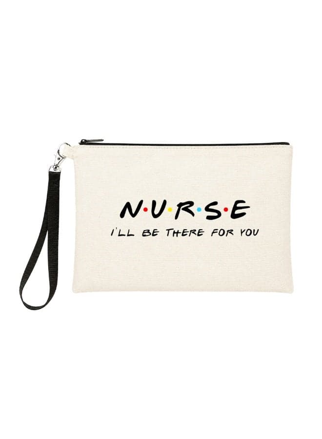 Nurse Appreciation Gift - Cosmetic Bag - Multi Purpose Full Zipper Pouch with Funny Designs Print - Nursing Supplies and Practitioner Gifts - Survival kit (Design 5)