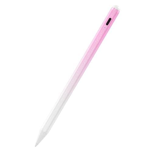 Stylus Pen for iPad 6th11th Generation2X Fast Charge Active Pencil Compatible with 20182026 Apple iPad Pro 11129M4 iPad Air 345M2M3M4iPad mini 567 GenGradient White Pink