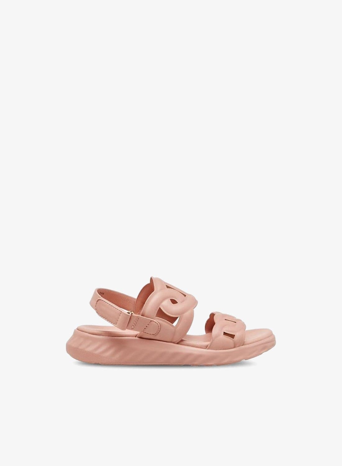 Cutout Sandals With Hook And Loop Closure