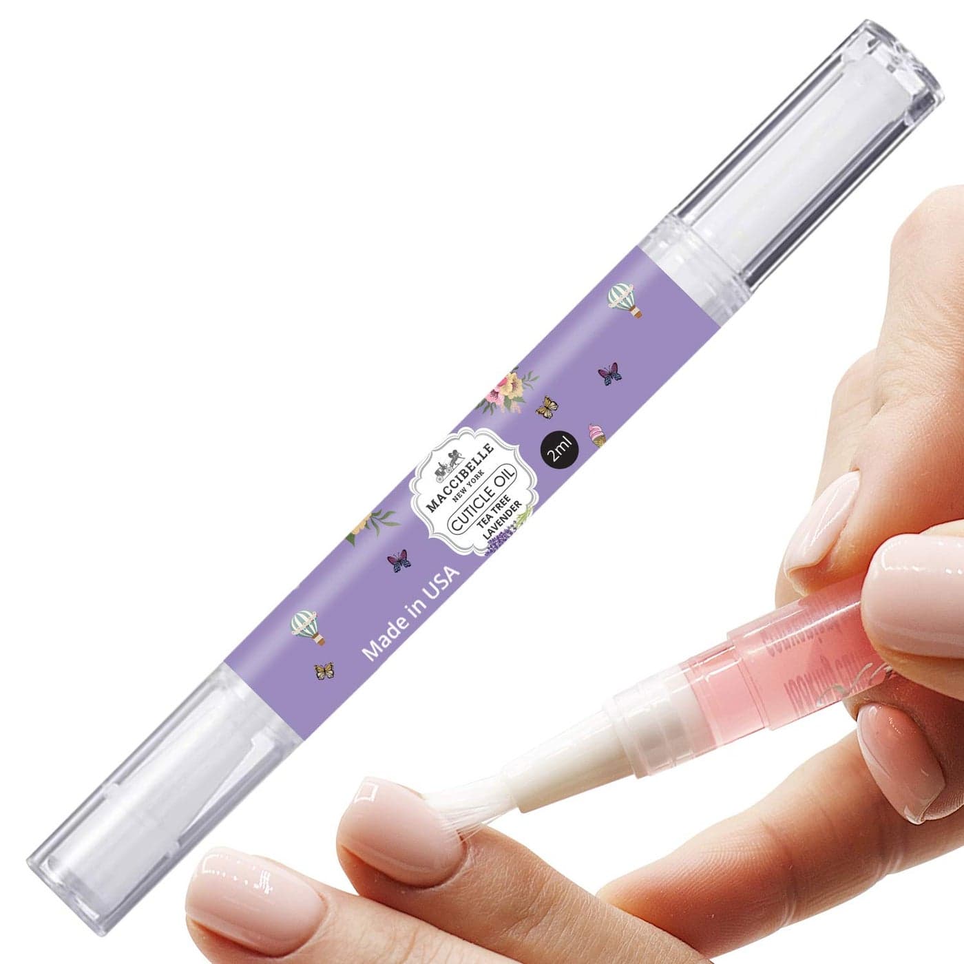 Maccibelle Lavander Pure Cuticle Nail Oil Pen 2ml Heals Dry Cracked Cuticles