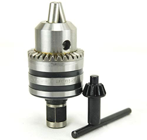 HD Mag Drill Chuck 5/8" & THREADED Weldon Shank 3/4" Adapter for Magnetic Drill - Heavy Duty by BLUEROCK Tools