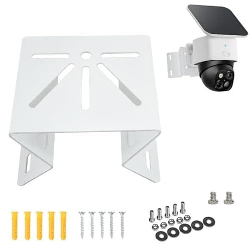 Metal Camera Corner Mount Compatible with Eufy SoloCam S340, SoloCam E30, Eufy 4G LTE Cam S330, PTZ Camera, 270°View on Both Sides of Exterior Wall (1 PCS)