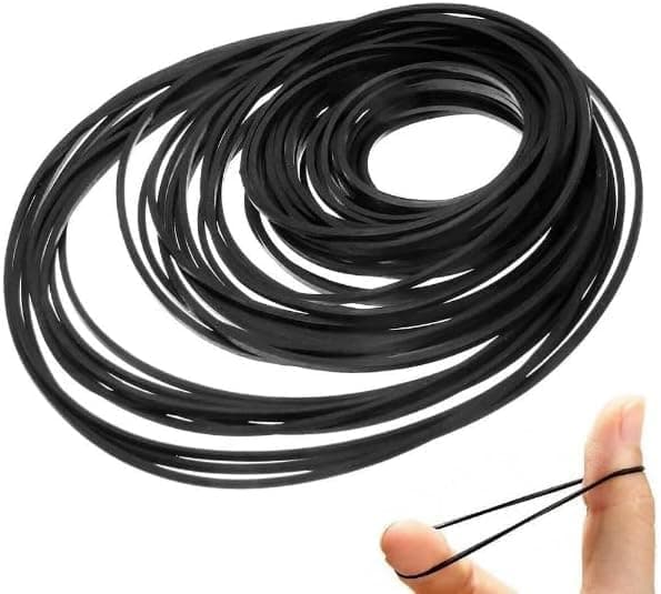 30 Pcs Black 26-120mm Mix Cassette Tape Machine Square Belt Assorted Repair,CD and Tape Players,Tape Decks,Easy Installation Small in Size