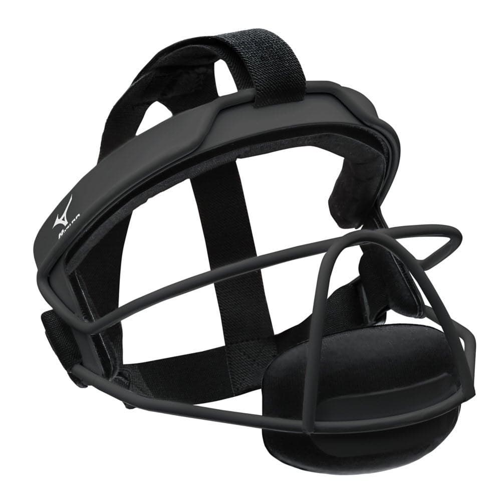 Mizuno Fielders Mask Black Mizuno Wire Fastpitch Softball FielderS Mask LXl