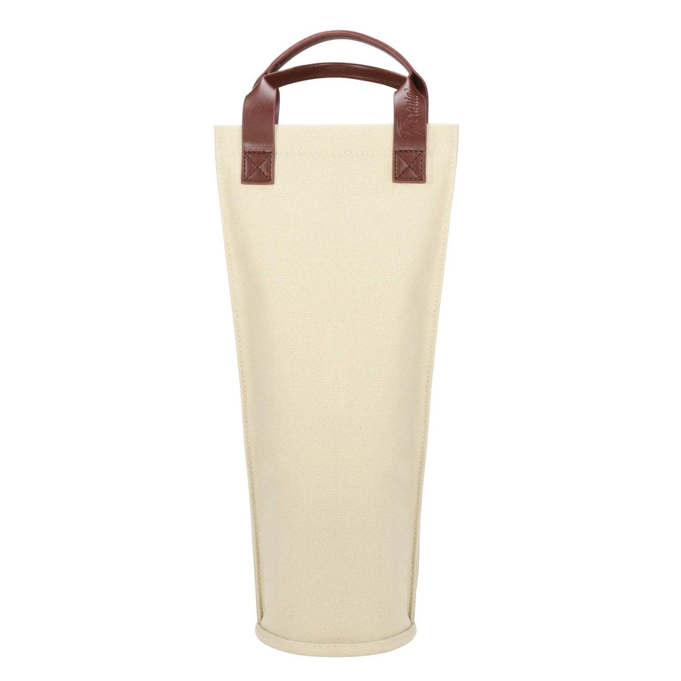 Tirrinia Single Wine Carrier Tote Insulated Cooler Bag for Travel Picnic Gifts Padded Bottle Holder Tote for Men Women Canvas Beige