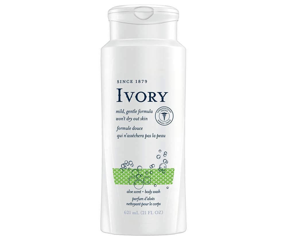 Ivory Scented Body Wash Aloe 21 oz Pack of 6