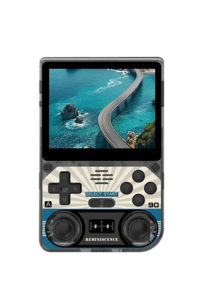 V20 Retro Handheld Game Console with 64G TF Card, A133Plus Chip Open-Source System 3.5-Inch IPS HD Screen Video Gaming Console 5000mAh Gift Retro Stickers