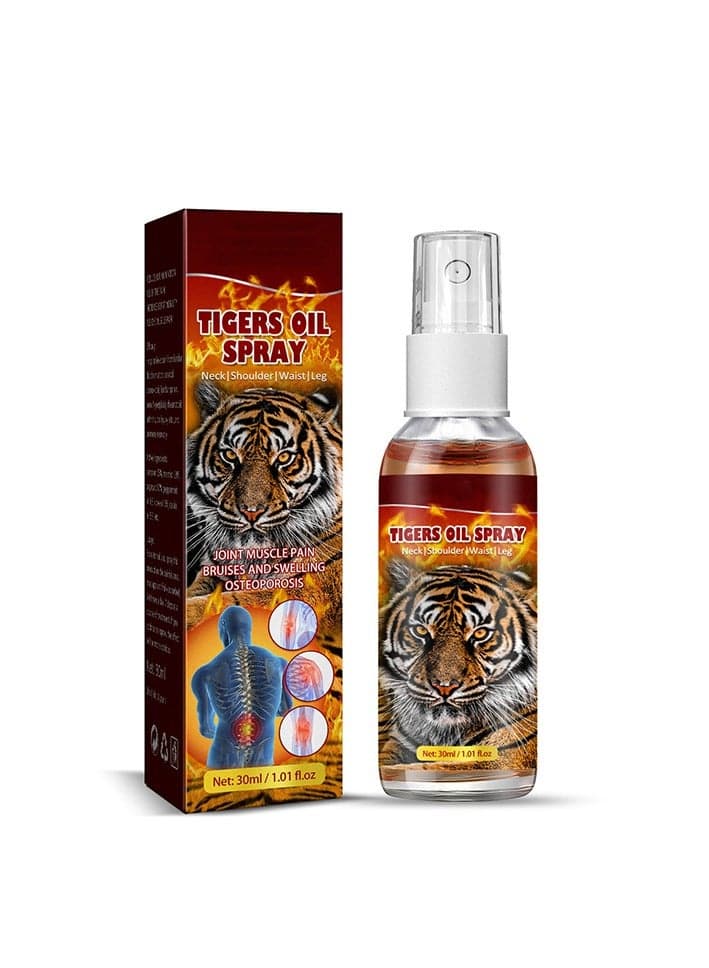 30ml Herbal Tigers Oil Spray Knee Joint Pain Muscle Pain Medicine Knee And Knee Joint Pain Spray Arthritis Joint Pain Reliever Knee Pain Lumbar Spine Joint Pain Hand Compress Spray