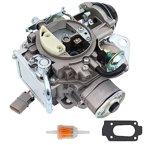 NENKUTEN 2 Barrel Carburetor for Nissan Pickup 720 2.4L Z24 Engines 1983-1986 for Nissan Bluebird Caravan Pathfinder Atras Truck Vanette Panel Van with Sealing Gasket, Replaces 16010-21G61,1601021G61