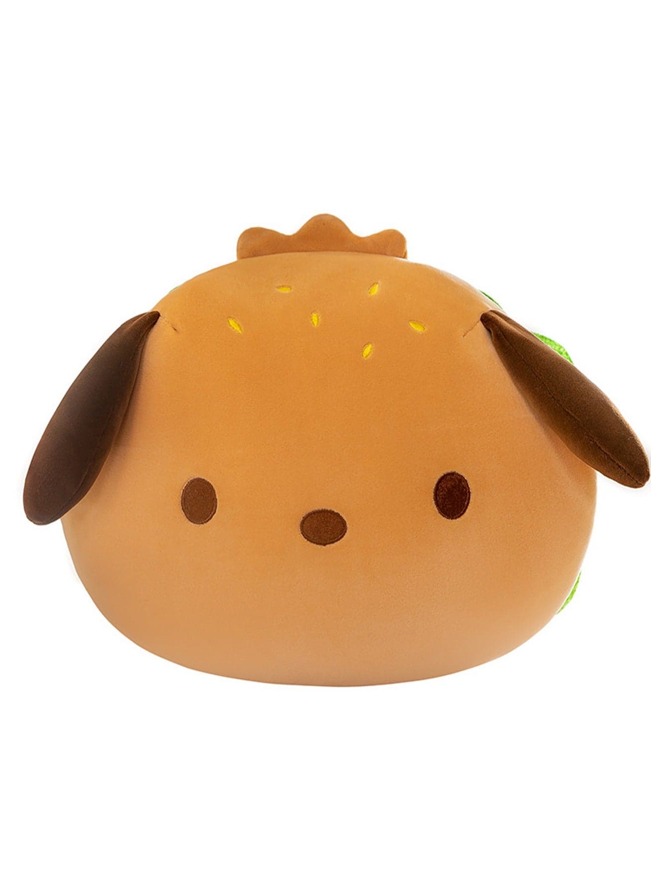 25 CM Hamburger Shape Dog Plush Toy Soft Stuffed Doll For Girls And Boys All Ages Gift