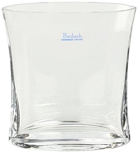 Badash - Riviera European Mouth Blown Crystal Medium Pocket Vase 6.5"
