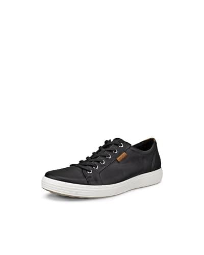 ECCO Men's Soft 7 Tie Fashion Sneaker, Black 41 EU / 7-7.5 US