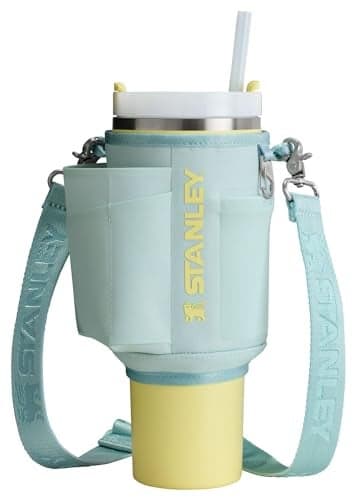 Stanley All Day Quencher Carry All for 40 oz Tumbler with Handle | Crossbody Bag with Phone Holder Pocket, Card Sleeve & Detachable Strap | Water Bottle Carrier Bag | BPA-Free | Mist