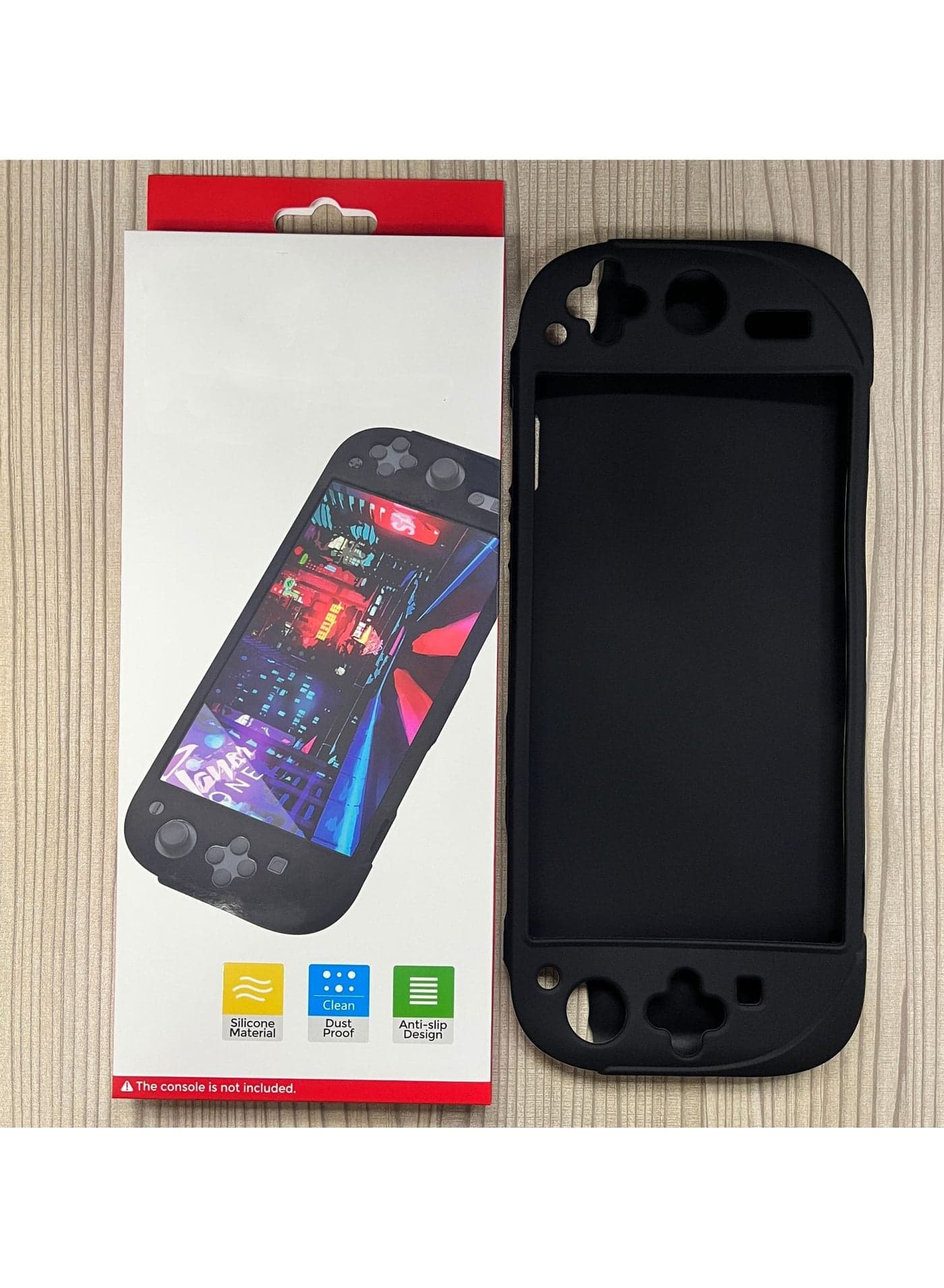 Silicone Fully Wrapped Protective Case For Switch 2 Handheld Game Console Joy-Con Soft Protector Shell Cover (Black)