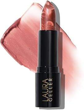 LAURA GELLER NEW YORK Italian Marble Sheer Lipstick Honey Bun Hydrating Lightweight Vitamin E Caster Seed Oil Cream Finish