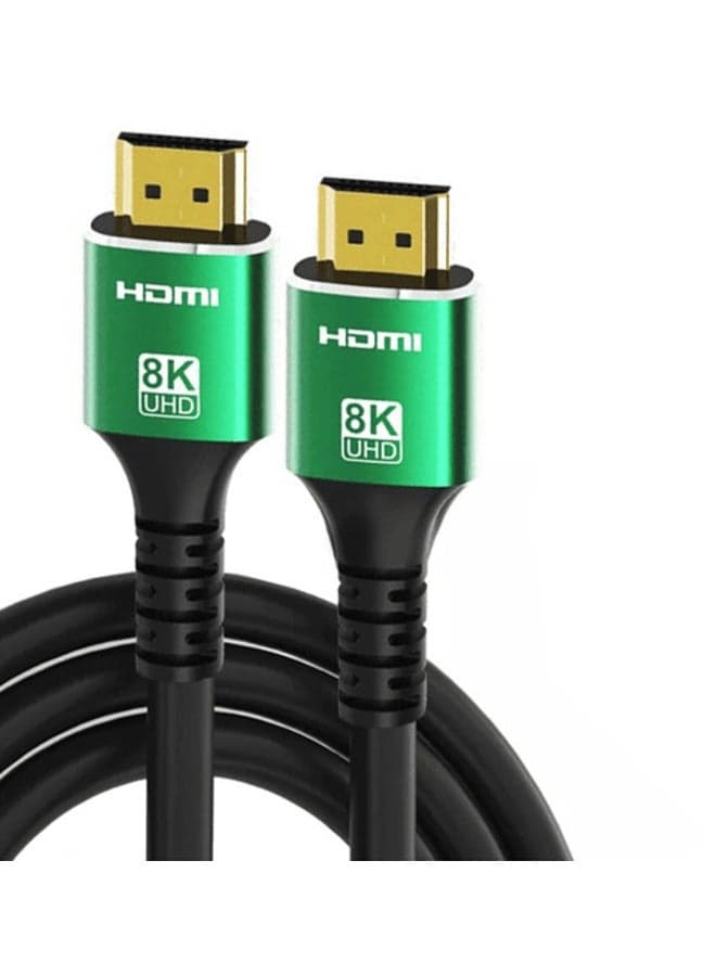 8K HDMI 2.1 HIGH SPEED PREMIUM High Definition HDMI 2.1 Length 10M Cable 8K Display For TV Computer PS5 Projector Video Interface Line Price Alloy Material Gold Plated-Color:8k Hd Line Green Shell C