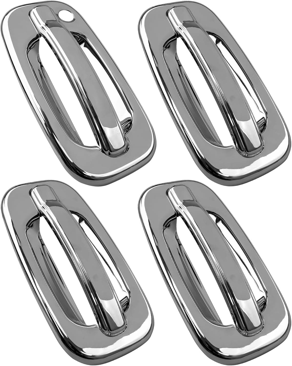 QAGGUM Chrome Door Handle Covers for Chevrolet Cadillac GMC 1999-2006