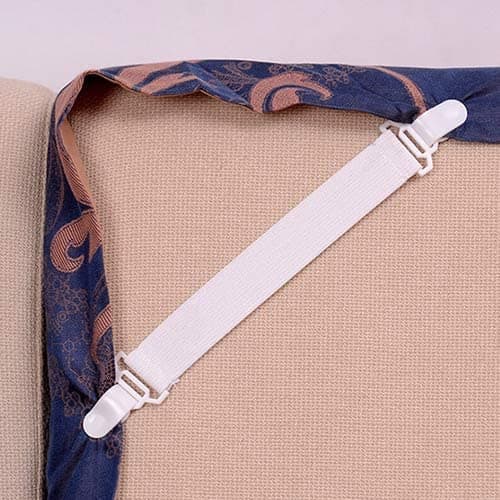 Amso 4PcsSet Nylon Elastic Band Bed Sheet Fix Buckle Strong Plastic Clips Holder Bed Sheets Fasteners Clip Bed Sheet Fasteners Mattress Cover Holder Clips