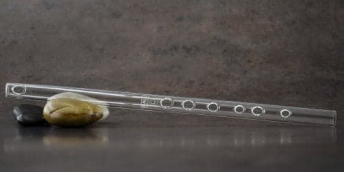 Hall Crystal Flute 11299 - Inline Glass Piccolo in C - Clear Glass