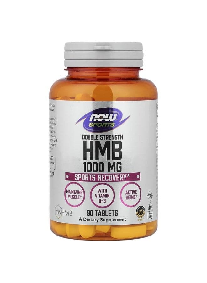 HMB Double Strength Dietary Supplement 1000mg - 90 Tablets