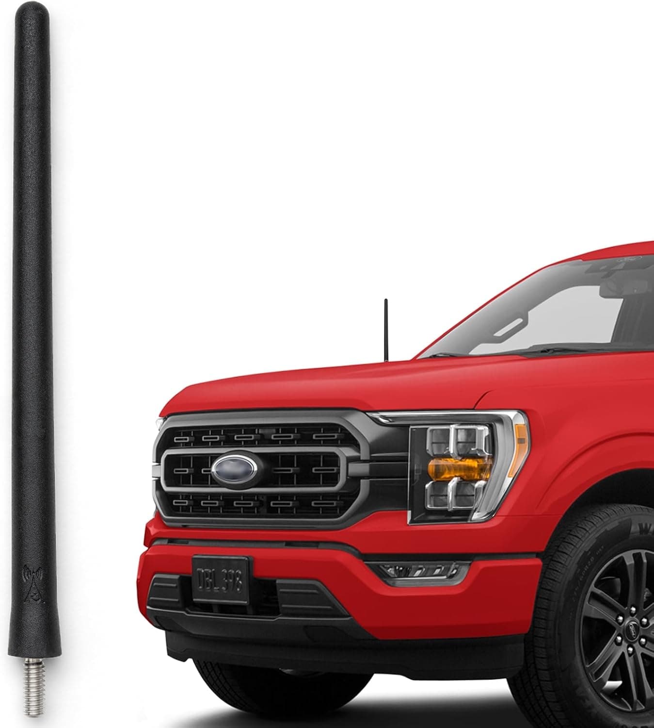 AntennaMastsRus 6 3/4 Inch Antenna for Ford F-150 & F-150 Raptor (2009-2021) - Car Wash Proof