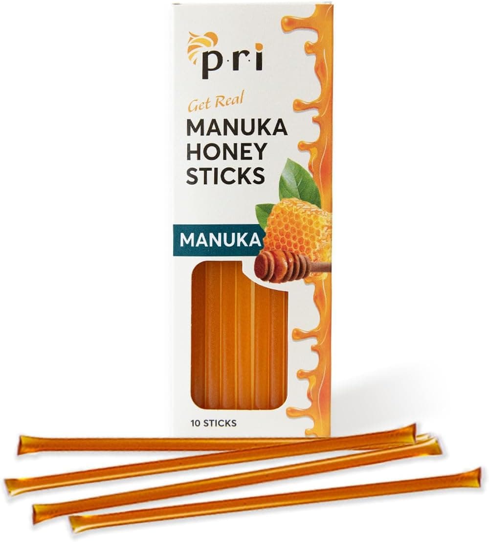 PRI Manuka Honey Sticks - 10 Count
