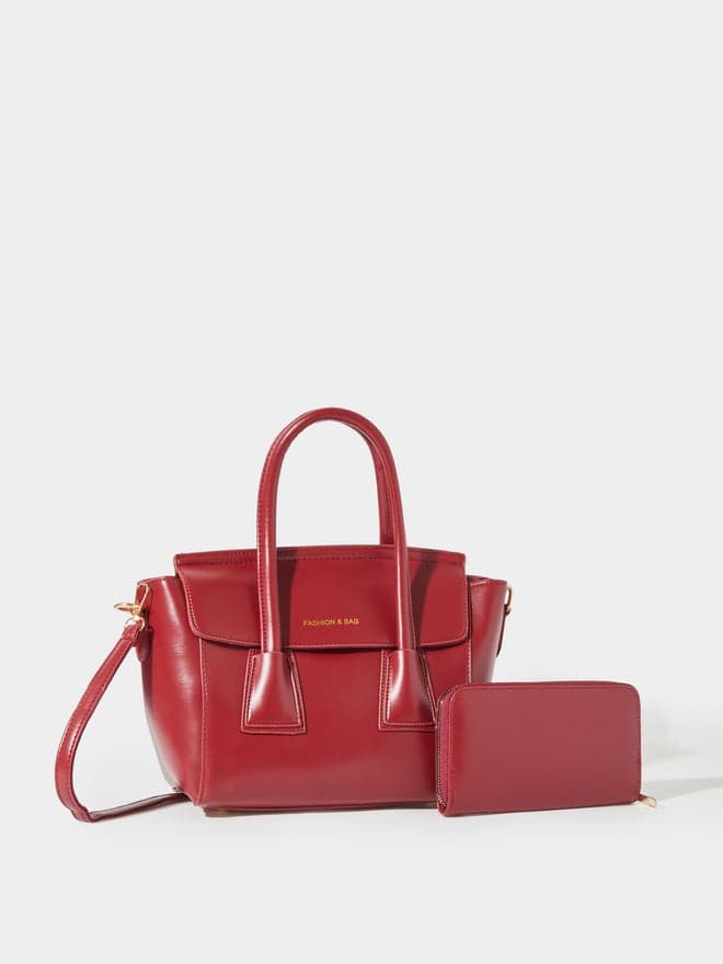Styli Flap Design Shoulder Bag with Pouch