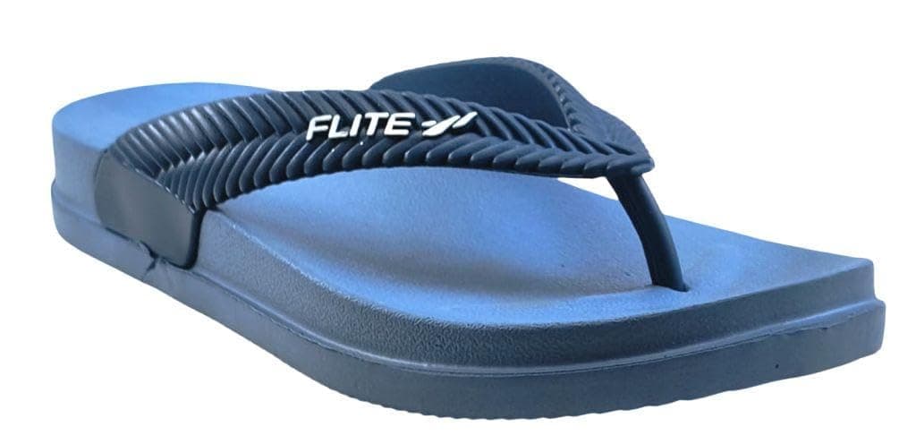 Flite Women’s Daily Use Slippers | Soft Cushion Sole | Lightweight & Comfortable | Non-Slip Casual Flip-Flops | Stylish Home & Outdoor Wear (Blue, UK Footwear Size System, Adult, Women, Numeric, Medium, 7)