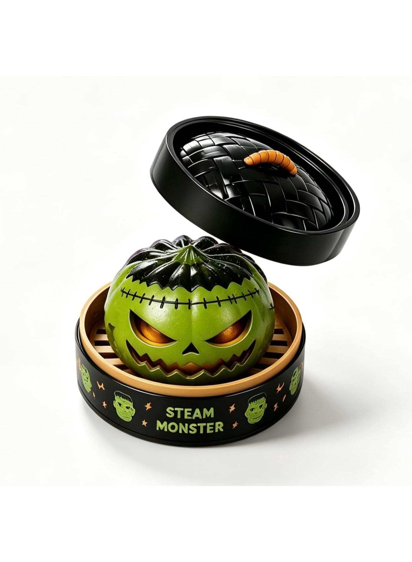 Squishy Stress Cube, Super Soft Slow Rising Fidget Squeeze Ball for Stress Relief (Halloween D)