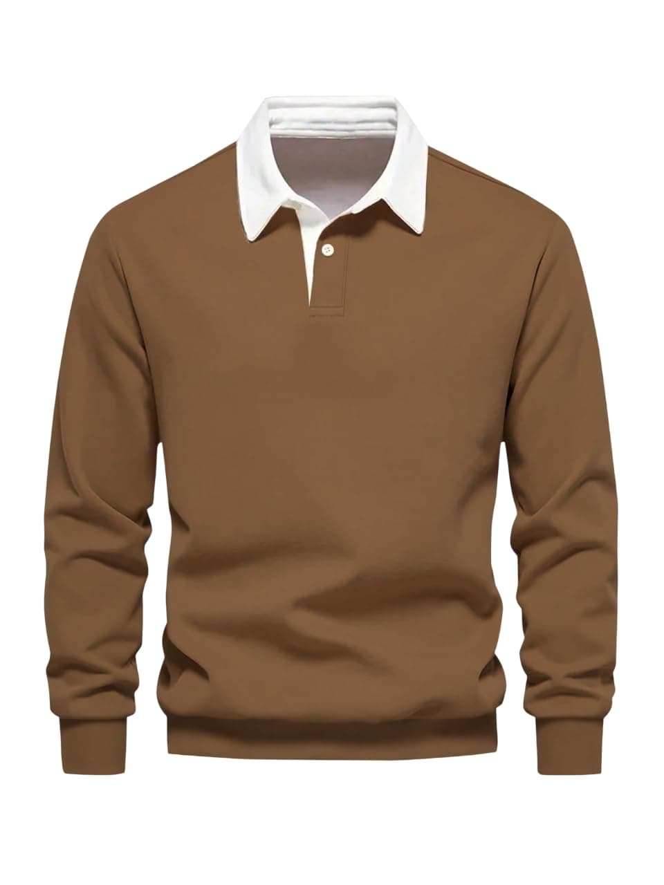JVX Men T-Shirt | Full Sleeve T Shirt(MRT-209) (in, Alpha, 2XL, Standard, Brown)