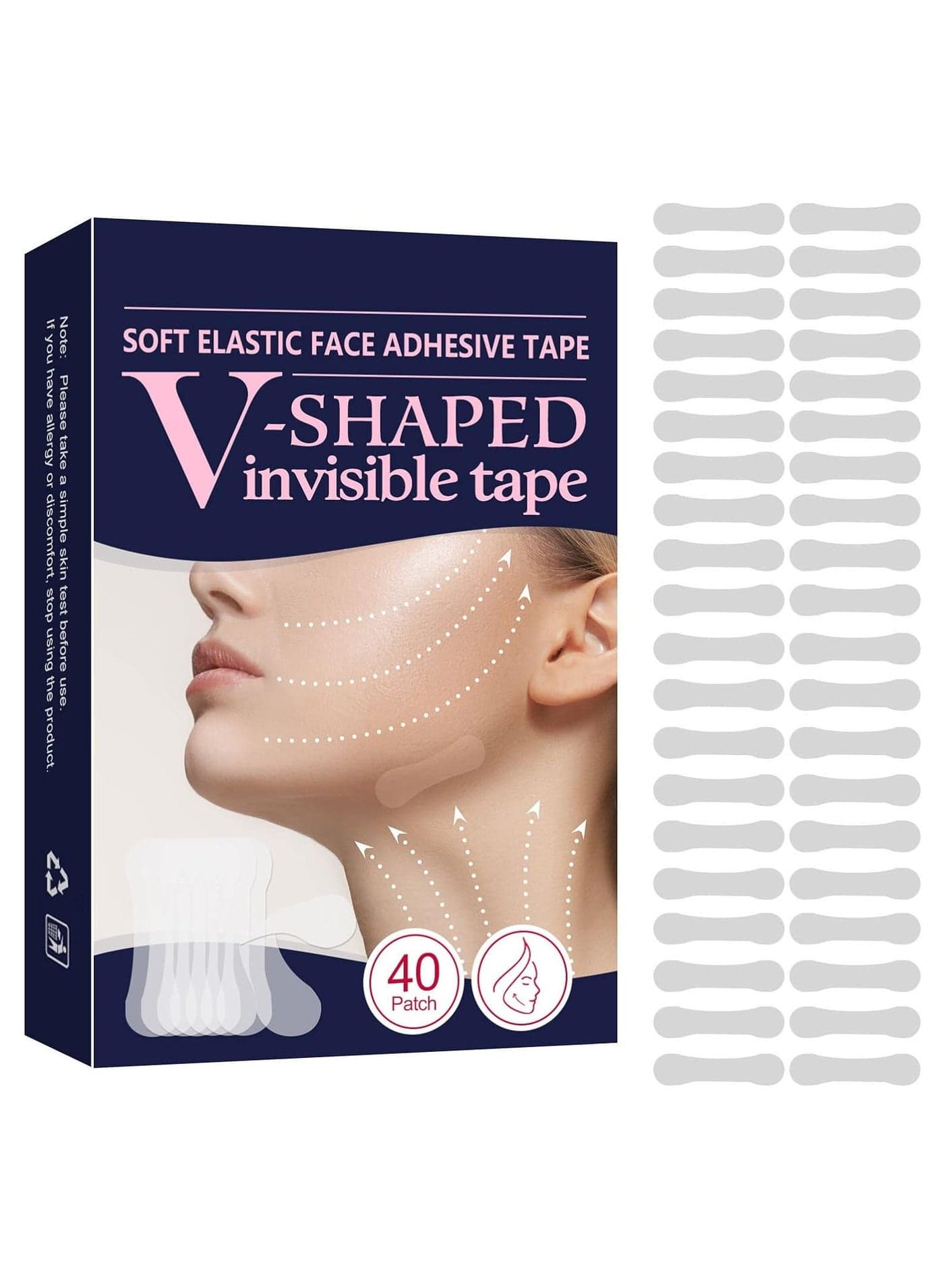 Invisible Lifting Patch Comfortable V-Shaped Invisible Tape