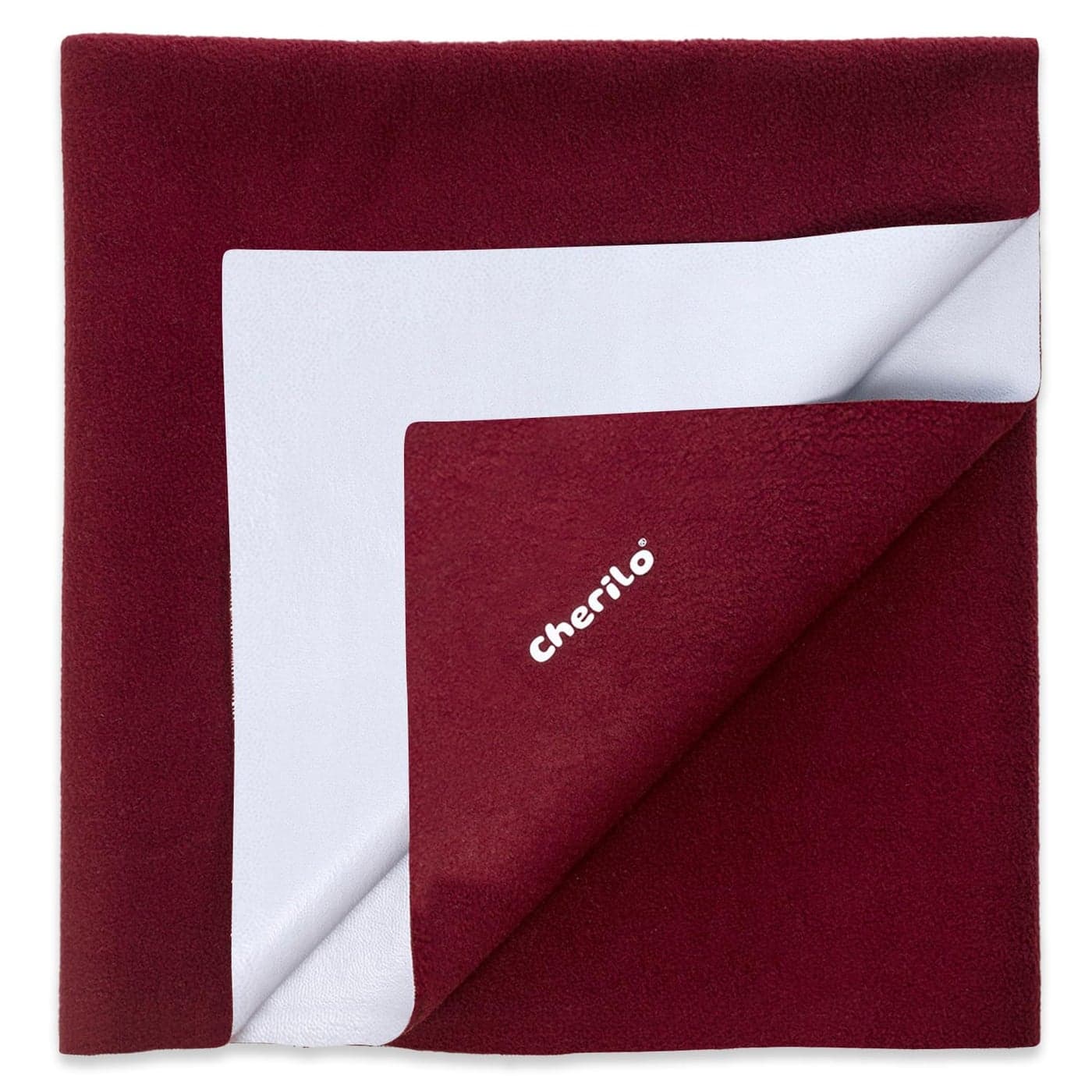 Cherilo Quick Dry Waterproof Protector Baby Dry Sheet Large 100cm X 140cm Maroon