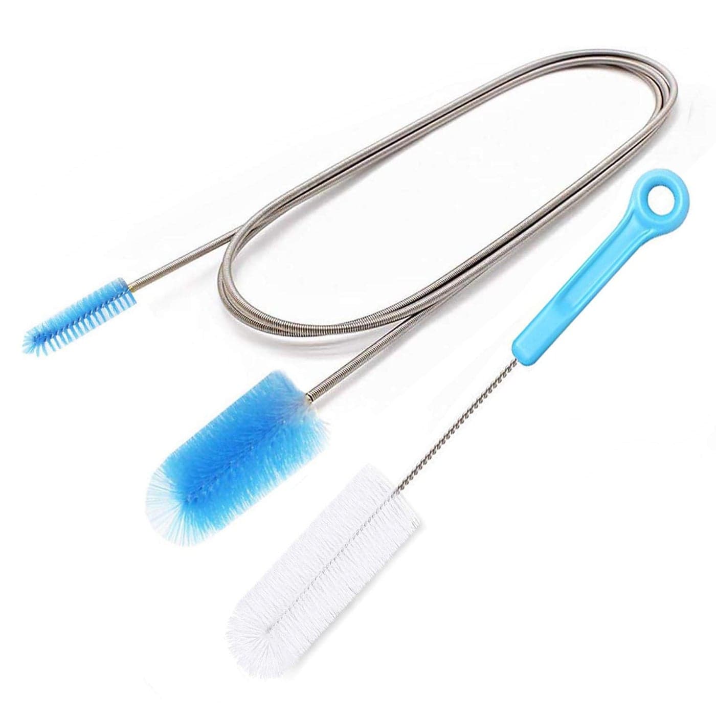 CPAP Tube Cleaning Brush Flexible Stainless 6 Feet Plus Handy Brush 10 Inches fits Standard 22mm Diameter Tubing