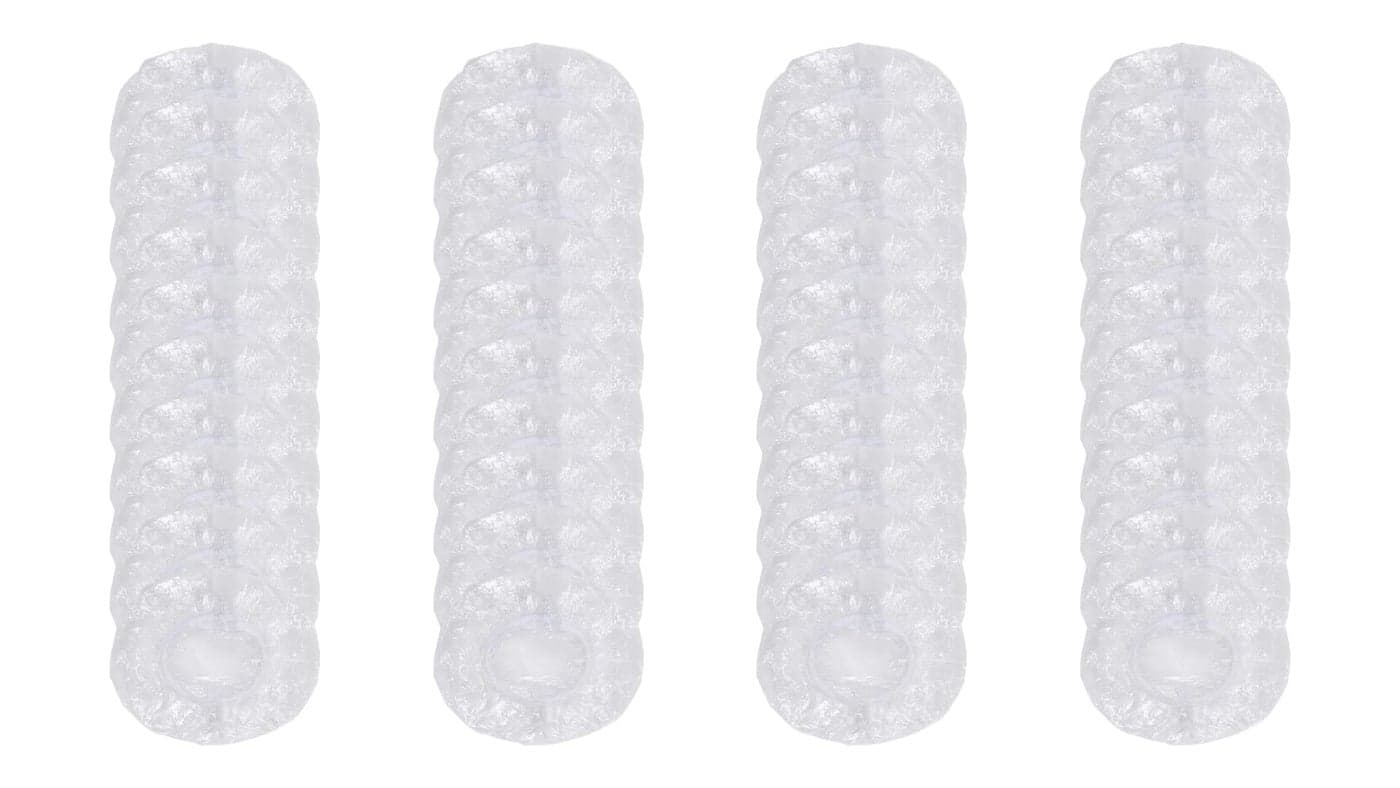 GOUWEIBA 100 pcs Clear Disposable Ear Protectors Waterproof Ear Cover Caps for Hair Dye Shower Bathing Spa Salon Home Hotel