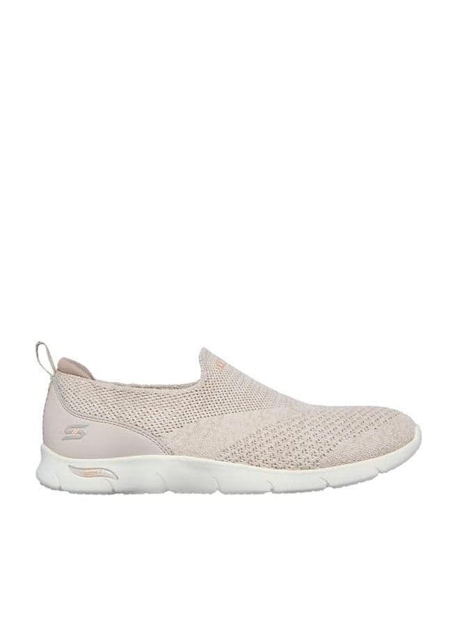 Skechers Women's Casual Sneaker, Taupe, 8