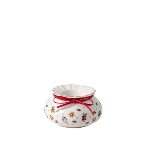 Villeroy & Boch Delight Decoration Candle Holder Tin, 10x6cm, White