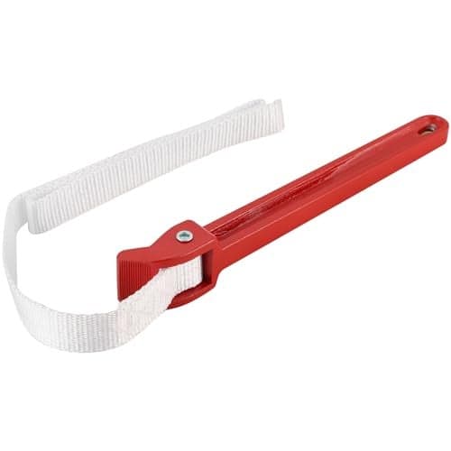 weyleity 12 Inch Pipe Strap Wrench | Adjustable Nylon Strap Wrench Oil Filter Strap Opener Wrench Belt Repairing Wrench for Auto Oil Filter Element