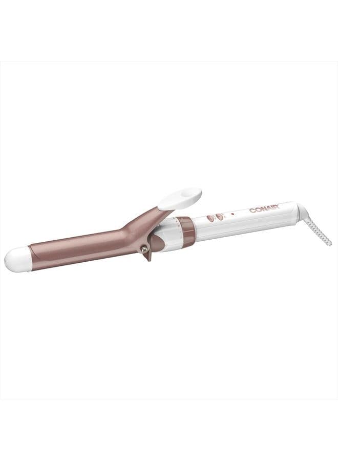 Double Ceramic 1-Inch Curling Iron, 1-inch barrel produces classic curls – for use on short, medium, and long hair