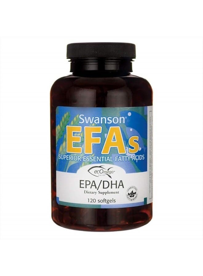 Ecomega Epa/Dha Fish Oil 180/120 Milligrams 120 Sgels