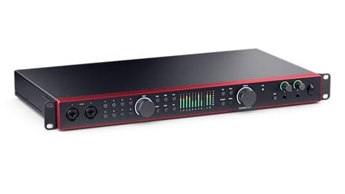 Focusrite Scarlett 18i20 4th Gen USB Audio Interface for Multitrack Recording Music Production and Podcasting HighFidelity Studio Quality Recording and All the Software You Need to Record