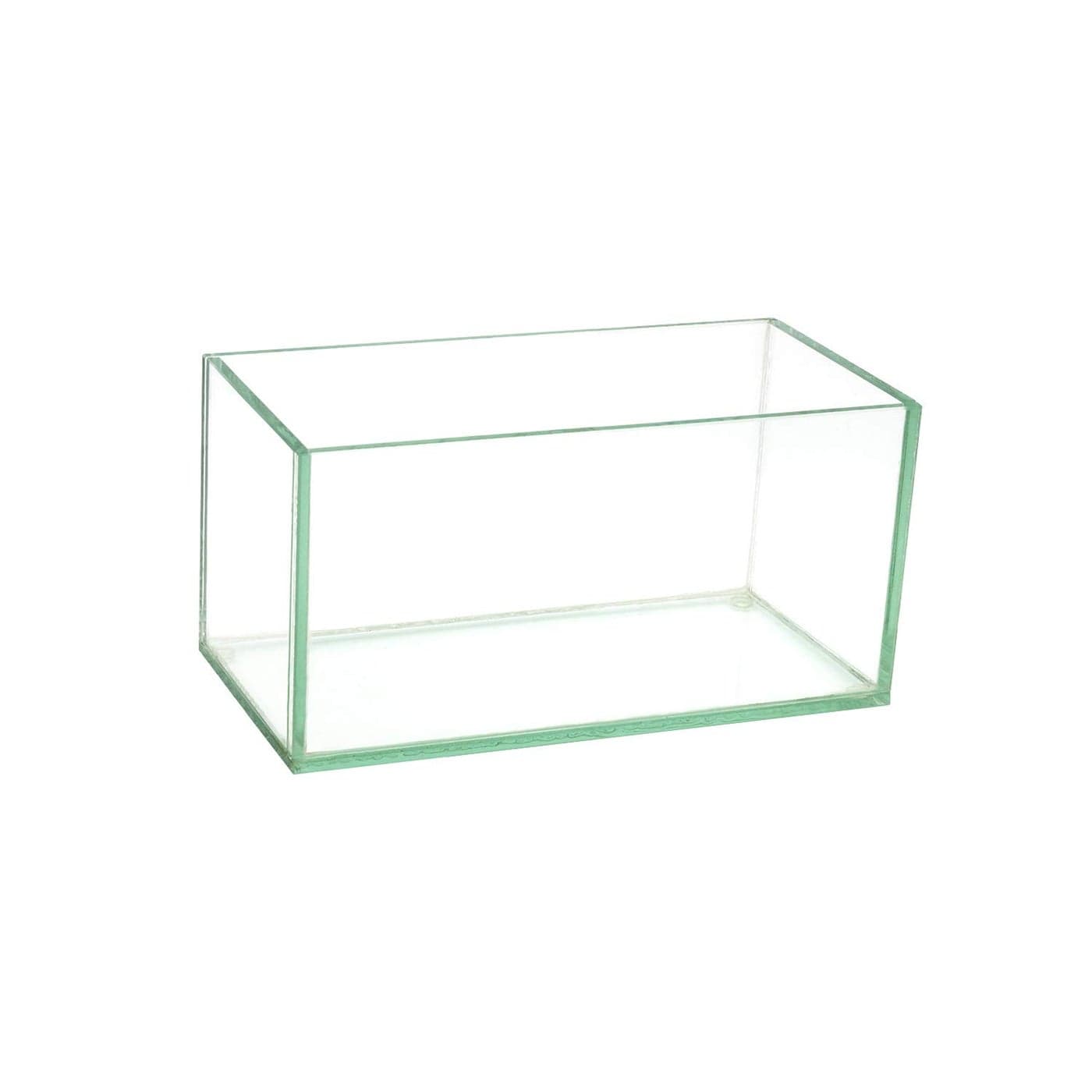 Royal Imports Flower Glass Vase Decorative Centerpiece for Home or Wedding Oblong Rectangle Shape 8 Clear