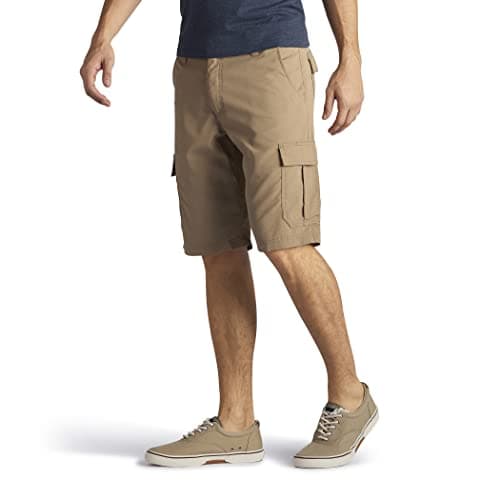 Lee Men's Big & Tall Performance Cargo Short, Lion, 48