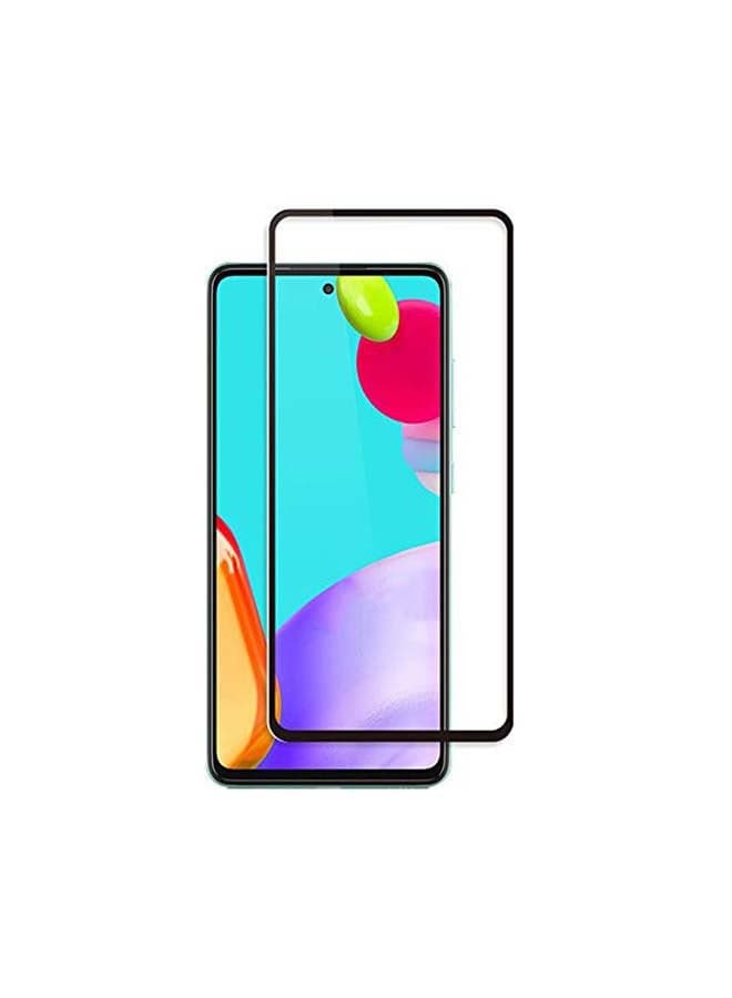 Tempered Glass Screen Protector With 9H hardness For Samsung Galaxy A52 Black